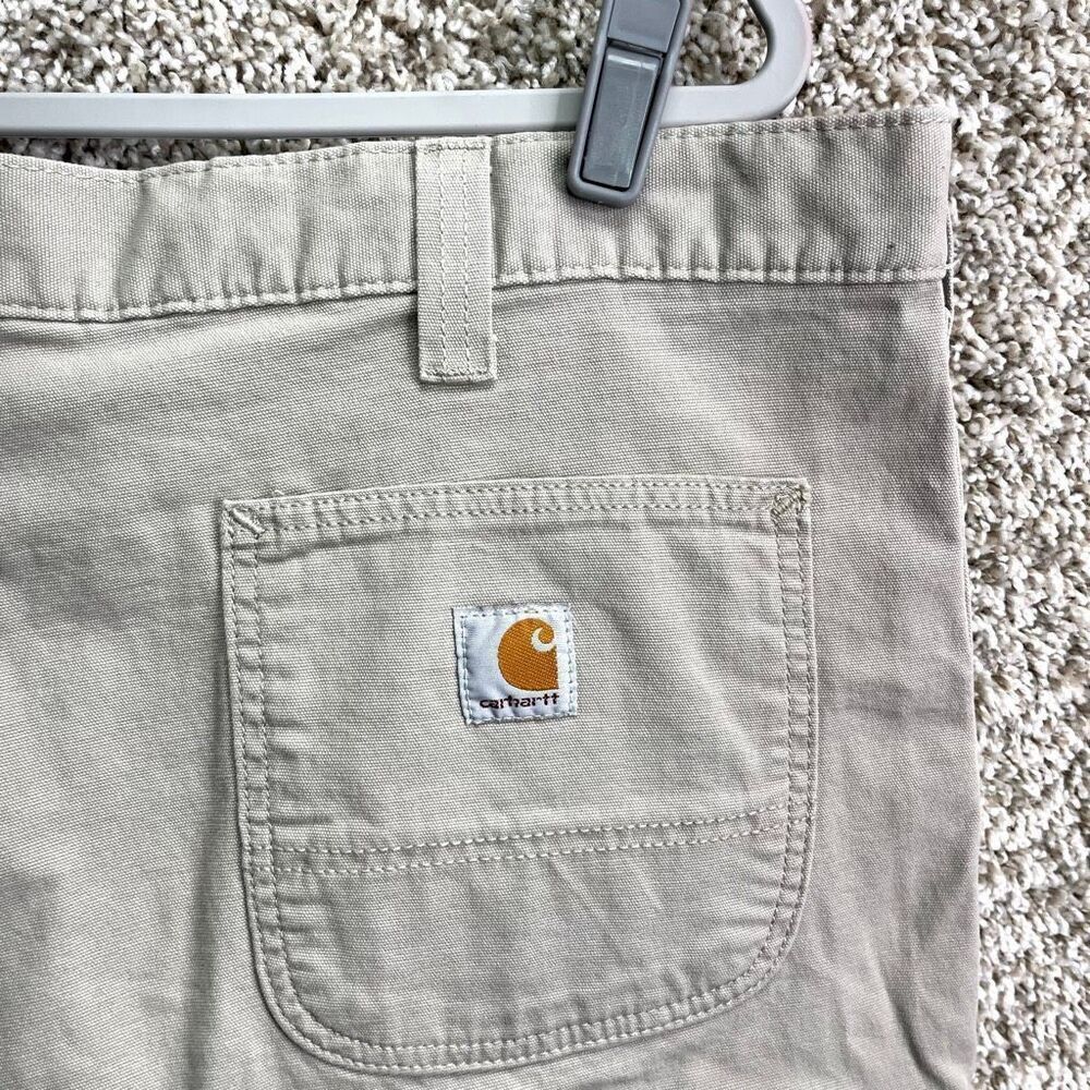 Carhartt Shorts Men's 42‎ Khaki Tan Relaxed Fit Cargo - Picture 8 of 9
